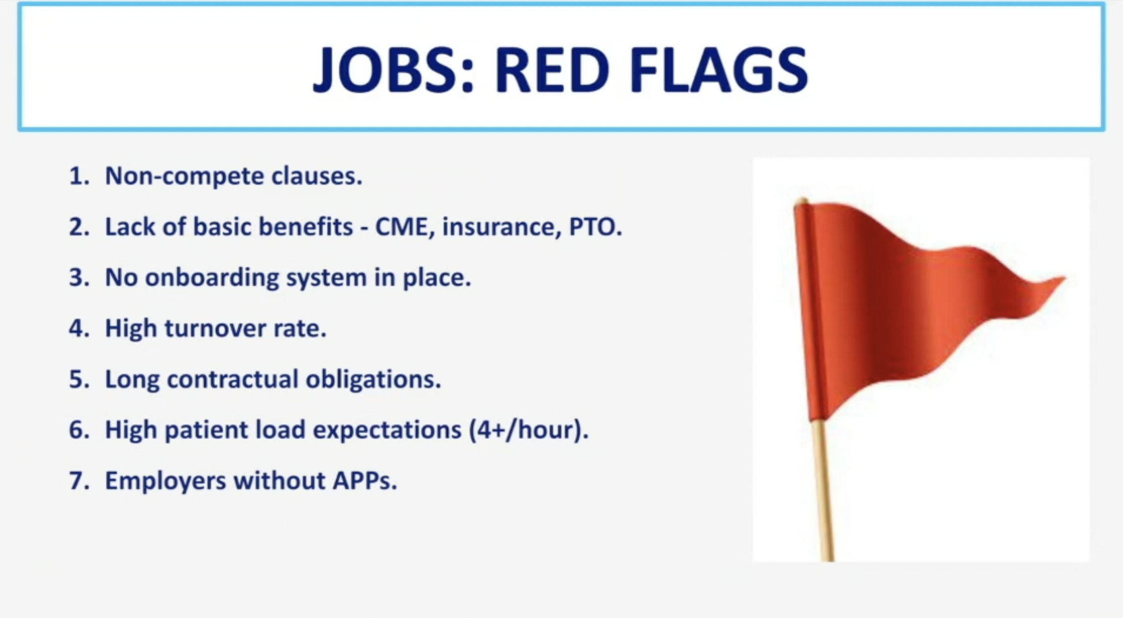 Job Red Flags